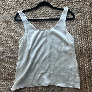Banana republic cream silk tank top, size small, worn twice